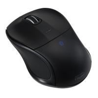 ナカバヤシ [MUS-BKT111BK] Bluetoothマウス 3ボタン 静音 ブルーLED 小型 ブラック | SMAFY