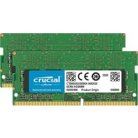 crucial [CT2K16G4SFD824A] 32GB Kit (16GBx2) DDR4 2400 MT/s (PC4-19200) CL17 DR x8 Unbuffered SODIMM 260pin | SMAFY