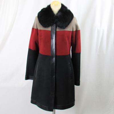 【極美品】リアルムートンコート ジャケット 裏地ボア 羊革 チャコールブラウン オーバーサイズ裏ボアフェイクムートンジャケット MONO-MART│MONO