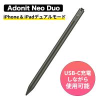 Adonit Neo Duo Graphite Black グラファイトブラック iPhone＆iPadデュアルモード 軽量 スタイラスペン タッチペン アドニット | スマートアイテムショップ