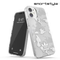 adidas アディダス iPhone 12 Mini ケース クリアケース スマホケース アイフォン カバー 耐衝撃 TPU カモ柄 プリント クリア x ホワイト おしゃれ ブランド | smartstyle ヤフー店