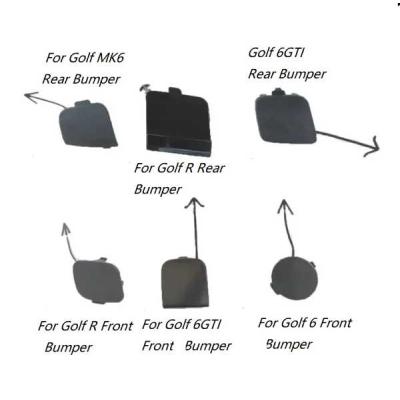 Trim Cover Rear Bumper Tow Hook Trailer Cap Left Right for