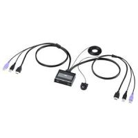 サンワサプライ HDMI対応手元スイッチ付きパソコン自動切替器(2:1) SW-KVM2WHU | スマイル本舗 Yahoo!店