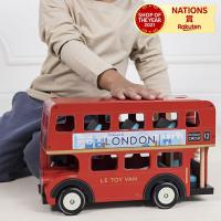 木製おもちゃ 知育玩具 ロンドンバス バス かわいい  おままごと ごっこ遊び カラフル プレゼント LE TOY VAN | 雑貨おもちゃのスマスマ