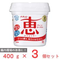 冷蔵 雪印メグミルク ナチュレ恵 megumi 400g×3個 | Smile Spoon