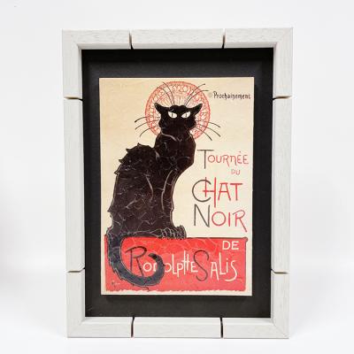 Tournee du Chat Noir 刺繍 額装 Tournee du Chat Noir 刺繍 額装 - メルカリ