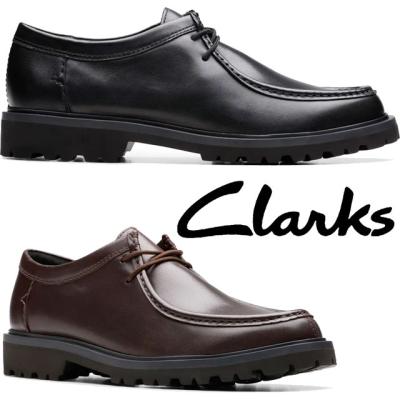 Clarks Wallabee メンズ ワラビー ブラックレザー 表革 Clarks Wallabee メンズ ワラビー ブラックレザー 表革