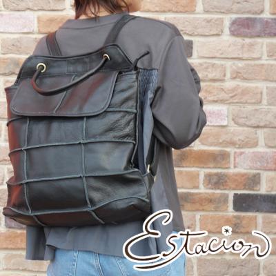 送料無料 リュックサック レディース AW 秋冬 新作 秋新作 冬新作 人気 流行 定番 2025 エスタシオン Estacion 691 2WAY BAG バッグ シンプルデザイン 本革 リュック 手提げバッグ パッチワーク 旅行 カラフル カバン 鞄 マルチカラー 大きめ Estacion（エスタシオン） リュックサック レディース 691 バック