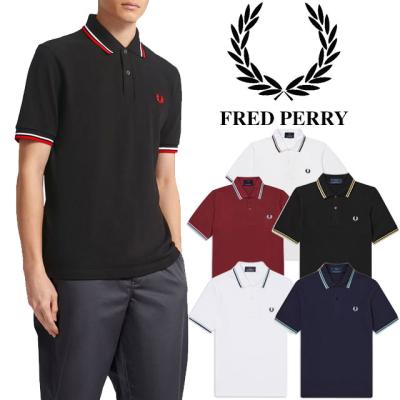 FRED PERRY 新品ポロシャツ FRED PERRY フレッドペリー ポロシャツ ツイン ティップド