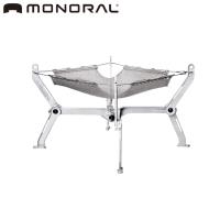 MONORAL モノラル ワイヤーフレームソリッドM MT-0111 【 焚き火台 グリル 軽量 コンパクト 折りたたみ 簡単組立 ダッチオーブン対応 キャンプ アウトドア 】