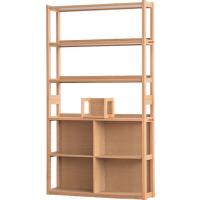 浜本工芸 No.28書棚A【幅90cm】 単品 ブックエンド付き シェルフ