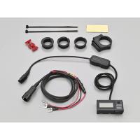 16077 DAYTONA デイトナ デジタル電圧計＆USB電源「e+CHARGER」 Type-A | グリーンテックYahoo!ショッピング店
