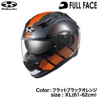 OGK KABUTO KAMUI3 JM フラットブラックオレンジ XL(61-62cm) | グリーンテックYahoo!ショッピング店