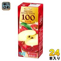エルビー フルーツセレクション アップル100 200ml 紙パック 24本入 りんごジュース リンゴ | いわゆるソフトドリンクのお店