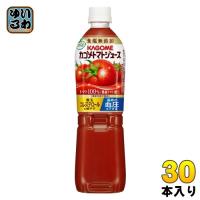 カゴメ トマトジュース 食塩無添加 720ml ペットボトル 30本 (15本入×2 まとめ買い) 送料無料 野菜ジュース 機能性表示食品 | いわゆるソフトドリンクのお店