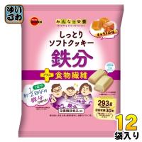 ブルボン しっとりソフトクッキー鉄分 キャラメル味 293g 12袋 栄養機能食品 | いわゆるソフトドリンクのお店