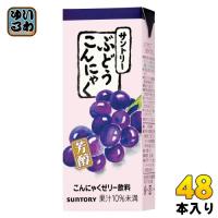 雪印メグミルク サントリー ぶどうこんにゃく 250ml 紙パック 48本 (24本入×2 まとめ買い) | いわゆるソフトドリンクのお店