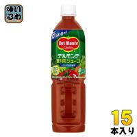デルモンテ 野菜ジュース 800ml ペットボトル 15本入 トマトミックス 食物繊維 GABA ビタミン リコピン | いわゆるソフトドリンクのお店
