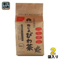 十津川農場 ねじめびわ茶 ティーバッグ 2g×200バック 2袋 (1袋入×2 まとめ買い) | いわゆるソフトドリンクのお店