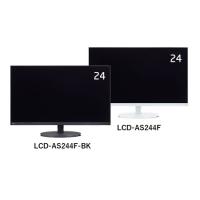 NEC LCD-AS244F-BK 24型3辺狭額縁VAワイド液晶ディスプレイ（黒色） | SOHOプロショップ