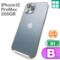 安心の1年保証！iPhone12 Pro Max 256GB パシフィックブルー 中古 スマホ 本体 iPhone12ProMax 中古Bランク バッテリー最大容量81%済 SIMフリー【NW制限△】 | 測定の森Yahoo!ショッピング店