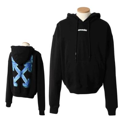 Off-white　グレー フード付き パーカー OFF WHITE グレー パーカー フード付き - メルカリ