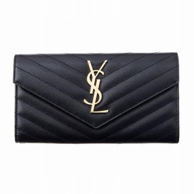 キルティング 財布（Yves Saint Laurent／レディース長財布）｜財布