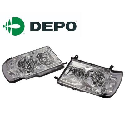ランドクルーザー100 後期ルックヘッドライト　ランクル100 DEPO トヨタ DEPO正規品 トヨタ ランドクルーザー 100系 後期 純正タイプ