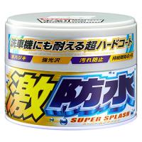 ソフト99SOFT99 ワックス WAX 激防水WAX ホワイト 300g 自動車塗膜の保護・艶出し用 スポンジ 00341 | SOLVERTEX