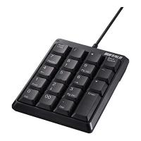 バッファロー BUFFALO 有線コンパクトテンキーボード ブラック BSTK110BK | SOLVERTEX
