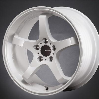 17インチ 5本スポーク（車、バイク、自転車）（色：ホワイト系）の商品