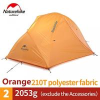 テント Naturehike Star River Tent 20D Silicone Fabric Ultralight 2 Person Double Layers Aluminum Rod Camping Tent With Mat NH17T012-T (Orange) | SONIC