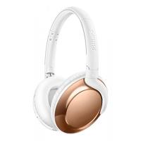 ブルートゥースヘッドホン Philips SHB4805RG27 Flite Everlite Over Ear Bluetooth Headphone White + Rose Gold | SONIC