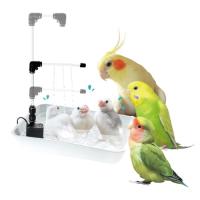 かんたん どこでも ミニシャワー 給水器 シンプル清潔 インコ 水浴び 鳥、猫、小動物に 設計自由自在 | sopo nokka