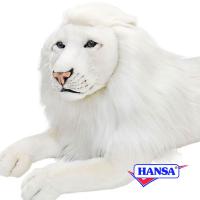 HANSA ハンサ ぬいぐるみ 6364 ホワイトライオン らいおん 白 ライオン リアル 動物 | ソプラノYahoo!店