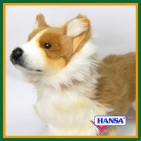 HANSA ハンサ ぬいぐるみ 6684 ウェルシュコーギー 犬 イヌ リアル 動物 | ソプラノYahoo!店