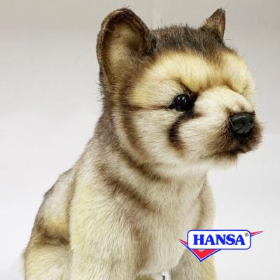【ぬいぐるみ】HANSA リアル仔オオカミぬいぐるみ♪ 楽天市場】ハンサ【HANSA】リアルぬいぐるみホッキョクオオカミ