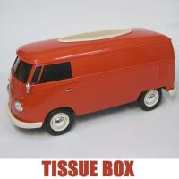 車型ティッシュケース VWバス ティッシュボックス ケースプラス レッド | ソプラノYahoo!店