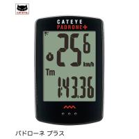 （CATEYE）キャットアイ サイクルコンピューターCC-PA110W PADORONE＋ パドローネプラス ブラック | 双鈴自転車店