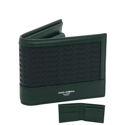 ドルチェアンドガッバーナ 折り財布 緑 グリーン（緑）系 Dolce & Gabbana(ドルチェ&ガッバーナ) 財布