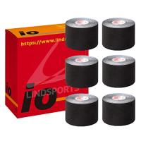 LINDSPORTS イオテープ 50mm x 5.0m 6本入 (ブラック) | sosolaショップ
