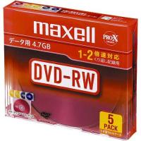 maxell データ用 DVD-RW 4.7GB 2倍速対応 カラーミックス5枚 5mmケース入 DRW47MIXB.S1P5S A | sosolaショップ