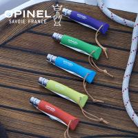 OPINEL オピネル ステンレススチール#7 革紐付き Colorama ステンレスナイフ 折りたたみナイフ コンパクト ソロキャンプ アウトドアナイフ | トレイルランニング専門店SOTOASO