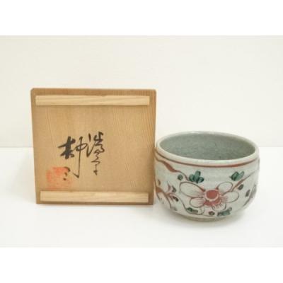 Ｎ７３０　香合　『渋草焼』『渋草柳造作』『四方香合』　共箱　茶道具 N730 香合 『渋草焼』『渋草柳造作』『四方香合』 共箱 茶道具