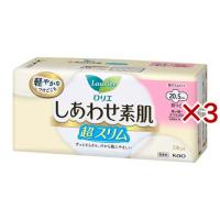 ロリエ しあわせ素肌 超スリム ふつうの日用 羽つき ( 24コ入*3コセット )/ ロリエ ( 生理用品 ) | 爽快ドラッグ