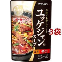 韓の食菜 ユッケジャン用スープ 辛口 ( 2人前*3コセット ) | 爽快ドラッグ