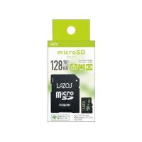 LAZOS microSDXCメモリーカード 128GB UHS-I U3  CLASS10 L-B128MSD10-U3 ( 1個 ) | 爽快ドラッグ