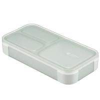 DSK 薄型弁当箱 抗菌フードマン 400ml ライトグレー ( 1個 )/ DSK | 爽快ドラッグ