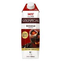 (訳あり)UCC ゴールドスペシャル アイスコーヒー 甘さひかえめ ( 1000ml*12本入 )/ ゴールドスペシャル ( アイスコーヒー 紙パック 低糖 ケース 箱 ) | 爽快ドラッグ