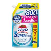 バスマジックリン お風呂用 スーパー泡洗浄 香りが残らない 詰め替え スパウトパウチ ( 800ml )/ バスマジックリン | 爽快ドラッグ